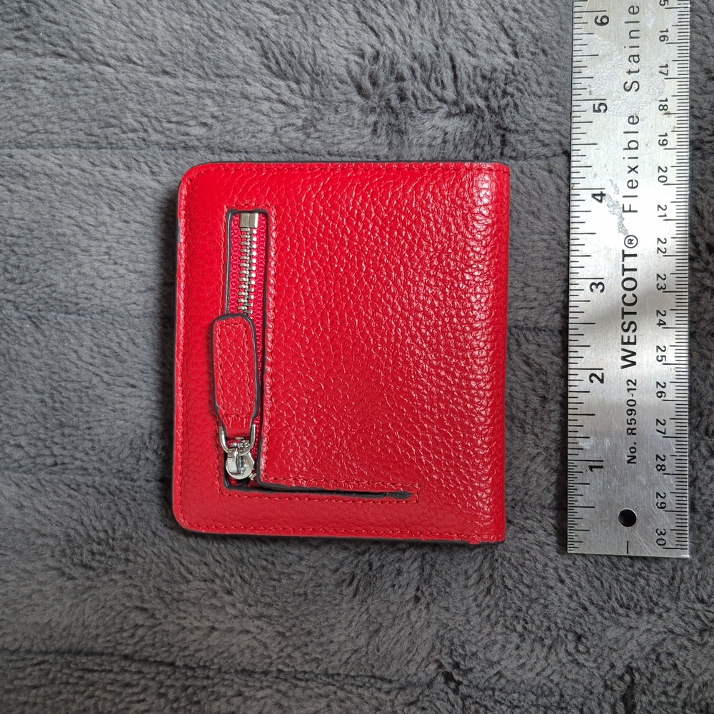 NWOT Leather Small Red Wallet! - Picture 7 of 11